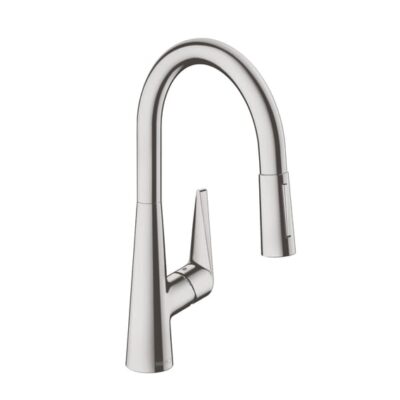 Hansgrohe Talis M51 keukenmengkraan 200 uittrekbaar sproeier 2 straalsoorten sBox edelstraal finish 73851800 10