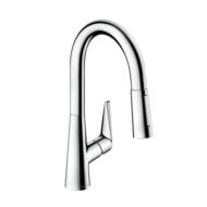Hansgrohe Talis M51 keukenmengkraan uittrekbaar 2 straalsoorten chroom 72815000