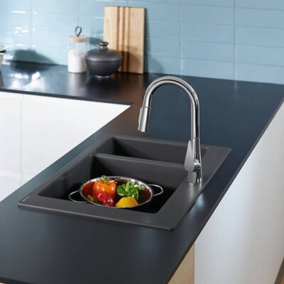 Hansgrohe Talis M51 keukenmengkraan uittrekbaar 2 straalsoorten chroom 73850000 10