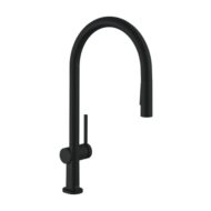 Hansgrohe Talis M54 Eco uittrekbare keukenmengkraan mat-zwart 72842670 Hansgrohe Talis M54 Eco uittrekbare keukenmengkraan mat-zwart 72842670