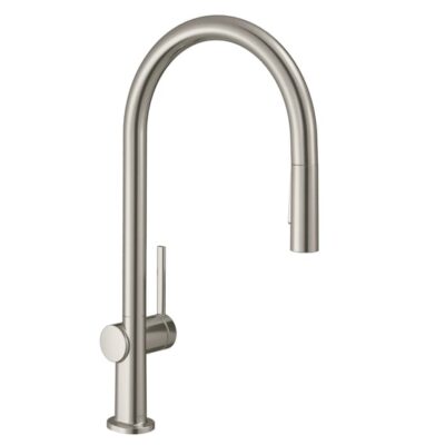 Hansgrohe Talis M54 keukenmengkraan 210 uittrekbaar 2 straalsoorten edelstaal finish 72800800 7