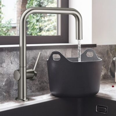 Hansgrohe Talis M54 keukenmengkraan U 220 draaibare uitloop edelstaal finish 72806800 4