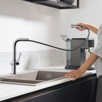 Hansgrohe Talis M54 keukenmengkraan uittrekbaar draaibaar chroom 72809000 4