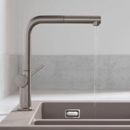 Hansgrohe Talis M54 keukenmengkraan uittrekbaar draaibaar edelstaal finish 72808800 Hansgrohe Talis M54 keukenmengkraan uittrekbaar draaibaar edelstaal finish 72808800