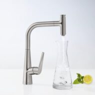 Hansgrohe Talis Select M51 keukenmengkraan 300 uittrekbaar draaibaar edelstaal finish 72821800