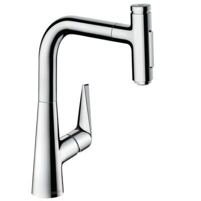 Hansgrohe Talis Select M51 keukenmengkraan uittrekbaar 2 straalsoorten chroom 72824000 4 Hansgrohe Talis Select M51 keukenmengkraan uittrekbaar 2 straalsoorten chroom 72824000 4