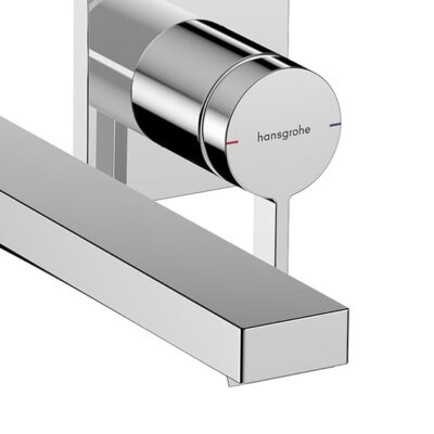Hansgrohe Tecturis E eengreeps inbouw wastafelmengkraan met EcoSmart met altijd open afvoer chroom 73051000 6