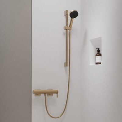 Hansgrohe Tecturis E eengreeps opbouw douchemengkraan 1 verbruiker brons geborsteld 73620140 6