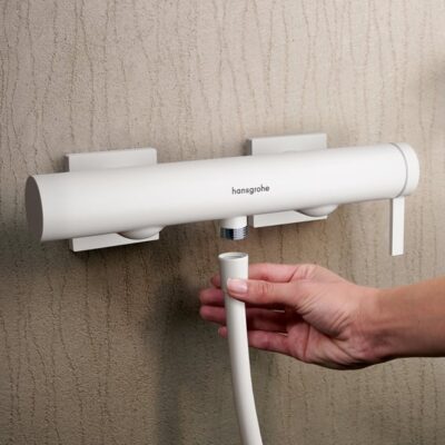 Hansgrohe Tecturis E eengreeps opbouw douchemengkraan 1 verbruiker mat-wit 73620700 8