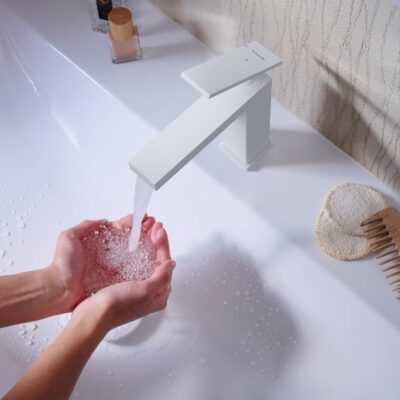Hansgrohe Tecturis E wastafelkraan 110 CoolStart met EcoSmart mat-wit 73012700 5