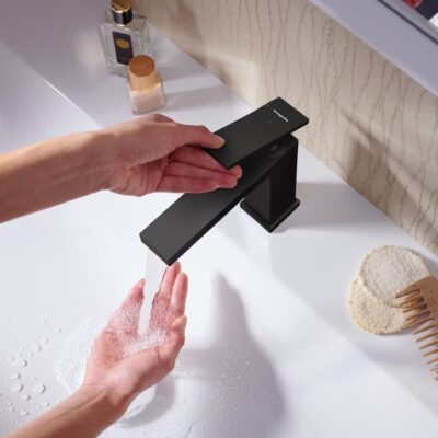 Hansgrohe Tecturis E wastafelkraan 110 CoolStart met EcoSmart mat-zwart 73012670 5