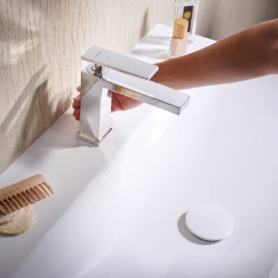 Hansgrohe Tecturis E wastafelkraan 110 met EcoSmart met trekstang-afvoergarnituur chroom 73010000 4