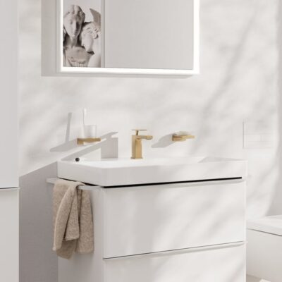 Hansgrohe Tecturis E wastafelkraan 80 CoolStart met EcoSmart brons geborsteld 73001140 4