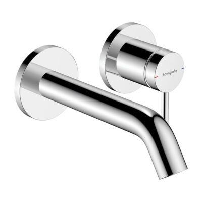 Hansgrohe Tecturis S eengreeps inbouw wastafelmengkraan met EcoSmart met altijd open afvoer chroom 73350000 5