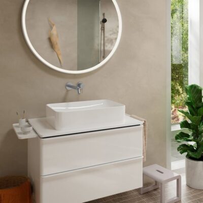 Hansgrohe Tecturis S eengreeps inbouw wastafelmengkraan met EcoSmart met altijd open afvoer chroom 73351000 4