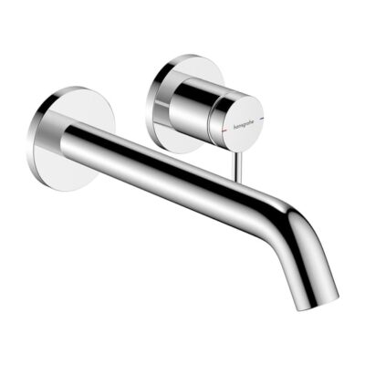 Hansgrohe Tecturis S eengreeps inbouw wastafelmengkraan met EcoSmart met altijd open afvoer chroom 73351000 5