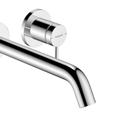 Hansgrohe Tecturis S eengreeps inbouw wastafelmengkraan met EcoSmart met altijd open afvoer chroom 73351000 6