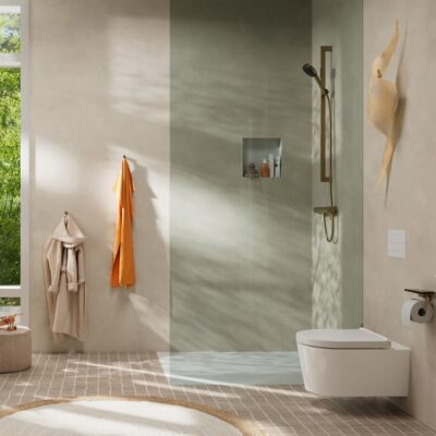 Hansgrohe Tecturis S eengreeps opbouw douchemengkraan 1 verbruiker brons geborsteld 73622140 5