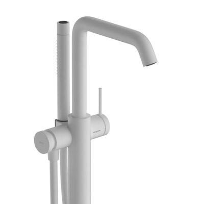 Hansgrohe Tecturis S eengreeps vrijstaande badmengkraan mat-wit 73440700 4