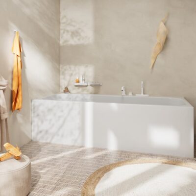 Hansgrohe Tecturis S eenhendel inbouw badrandkraan mat-wit 73447700 6