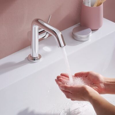 Hansgrohe Tecturis S wastafelkraan 110 Fine CoolStart met EcoSmart chroom 73321000 10 Hansgrohe Tecturis S wastafelkraan 110 Fine CoolStart met EcoSmart chroom 73321000 10