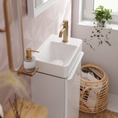 Hansgrohe Tecturis S wastafelkraan 80 CoolStart met EcoSmart brons geborsteld 73301140 4