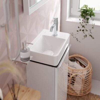 Hansgrohe Tecturis S wastafelkraan 80 met EcoSmart chroom 73313000 8 Hansgrohe Tecturis S wastafelkraan 80 met EcoSmart chroom 73313000 8