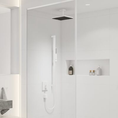 Hansgrohe Universele douchearm 100 mm mat-wit 24338700 5