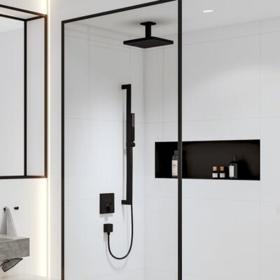 Hansgrohe Universele douchearm 100 mm mat-zwart 24338670 5