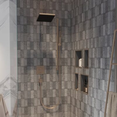 Hansgrohe Universele douchearm brons geborsteld 24337140 6