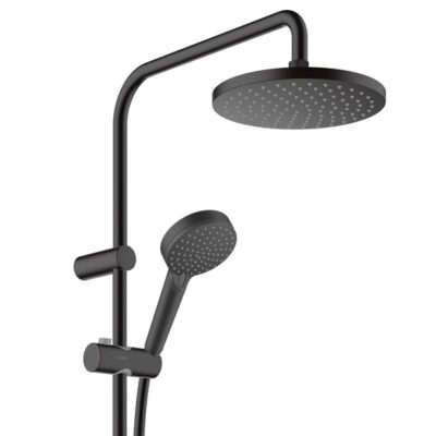 Hansgrohe Vernis Blend thermostatische opbouw regendoucheset Ø205 mm mat-zwart 26276670 4