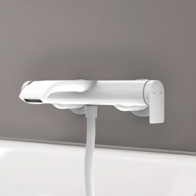 Hansgrohe Vivenis eengreeps opbouw badmengkraan 2 verbruikers mat-wit 75420700 4