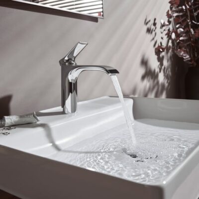 Hansgrohe Vivenis eengreeps wastafelmengkraan chroom met dichte greep en 1/2 aansluiting 75020000 6