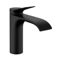 Hansgrohe Vivenis eengreeps wastafelmengkraan zwart met dichte greep en 1/2 aansluiting 75022670 Hansgrohe Vivenis eengreeps wastafelmengkraan zwart met dichte greep en 1/2 aansluiting 75022670