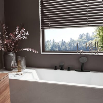 Hansgrohe Vivenis tweegreeps inbouw badrand mengkraan mat-zwart 75444670 4