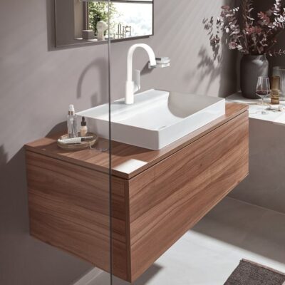 Hansgrohe Vivenis wastafelkraan 210 met EcoSmart met trekstang-afvoergarnituur mat-wit 75030700 4