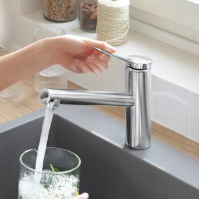 Hansgrohe Zesis M33 eengreeps keukenmengkraan 150 lagedruk/open warmwaterboiler 1 straalsoort uitloop chroom 74806000 5