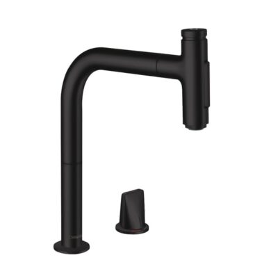 Hansgrohe Zesis M33 eengreeps keukenmengkraan 150 uittrekbaar mat-zwart 73818670 9 Hansgrohe Zesis M33 eengreeps keukenmengkraan 150 uittrekbaar mat-zwart 73818670 9