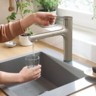 Hansgrohe Zesis M33 eengreeps keukenmengkraan 160 uittrekbaar 2 straalsoorten edelstaal 74822800 Hansgrohe Zesis M33 eengreeps keukenmengkraan 160 uittrekbaar 2 straalsoorten edelstaal 74822800