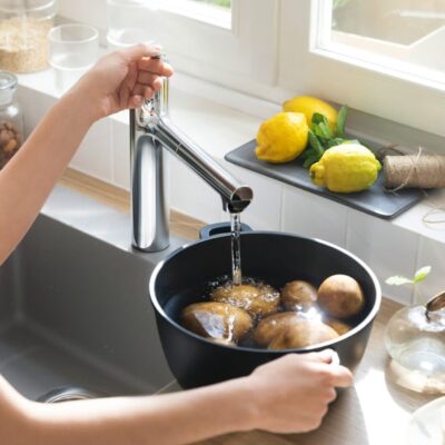 Hansgrohe Zesis M33 eengreeps keukenmengkraan 2 straalsoorten draaibaar uittrekbaar 2 standen chroom 74823000 4