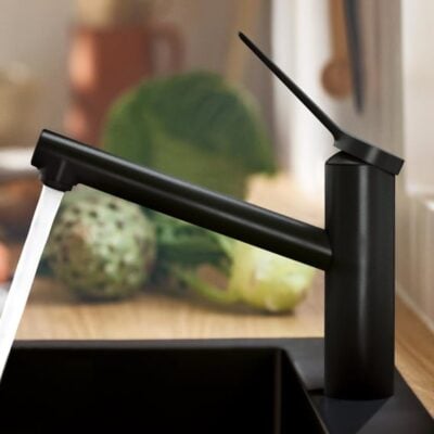 Hansgrohe Zesis M33 eengreeps keukenmengkraan mat-zwart 150 lagedruk 1 straalsoort 74806670 7