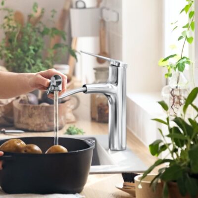 Hansgrohe Zesis M33 eengreeps keukenmengkraan met uittrekbare sproeier 160 – draaibaar uittrekbaar 2 standen chroom 74801000 7