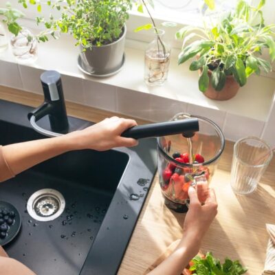 Hansgrohe Zesis M33 eengreeps keukenmengkraan met uittrekbare sproeier – 2 straalsoorten – draaibare uitloop – mat-zwart 74820670 8