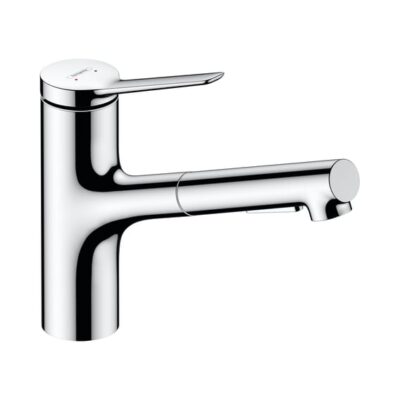 Hansgrohe Zesis M33 eengreeps keukenmengkraan uittrekbaar 2 straalsoorten chroom 74803000 5