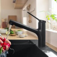 Hansgrohe Zesis M33 eengreeps keukenmengkraan uittrekbaar mat-zwart 74803670 Hansgrohe Zesis M33 eengreeps keukenmengkraan uittrekbaar mat-zwart 74803670