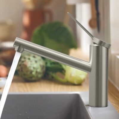 Hansgrohe Zesis M33 eenhendel keukenmengkraan 150 uitloop edelstraal finish 74802800 5