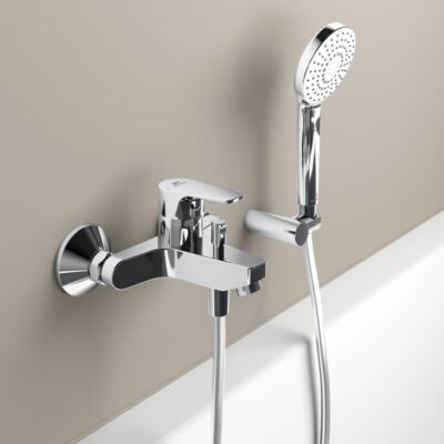 Ideal Standard Cerafine D eengreeps opbouw badmengkraan 2 verbruikers chroom BC692AA 4