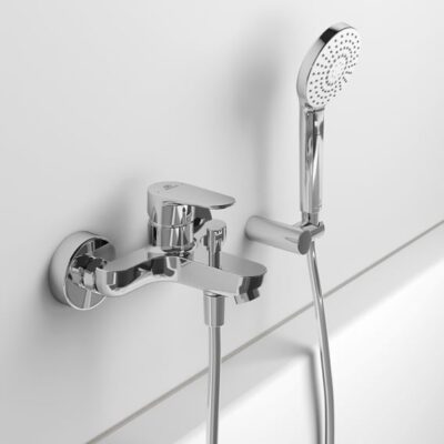 Ideal Standard Cerafine O eengreeps opbouw badmengkraan 2 verbruikers chroom BC500AA 4