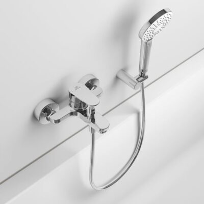 Ideal Standard Cerafine O eengreeps opbouw badmengkraan 2 verbruikers chroom BC500AA 5