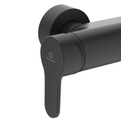 Ideal Standard Cerafine O eengreeps opbouw regendoucheset met baduitloop Ø200 mm mat-zwart BC749XG 7